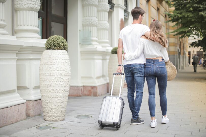 pareja de vacaciones